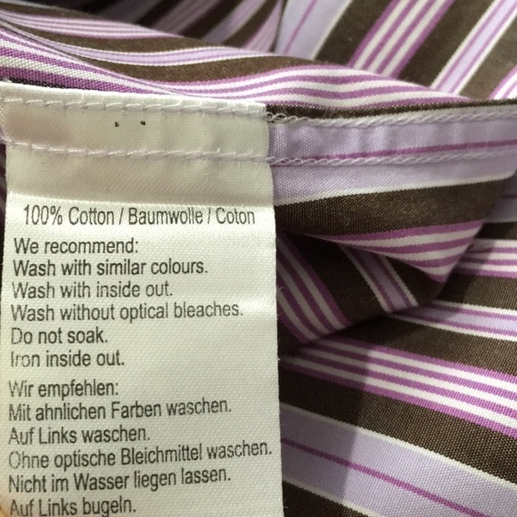 SAND COPENHAGEN Mens Striped Button Down Size 41 (16) Shirt - Picture 10 of 10